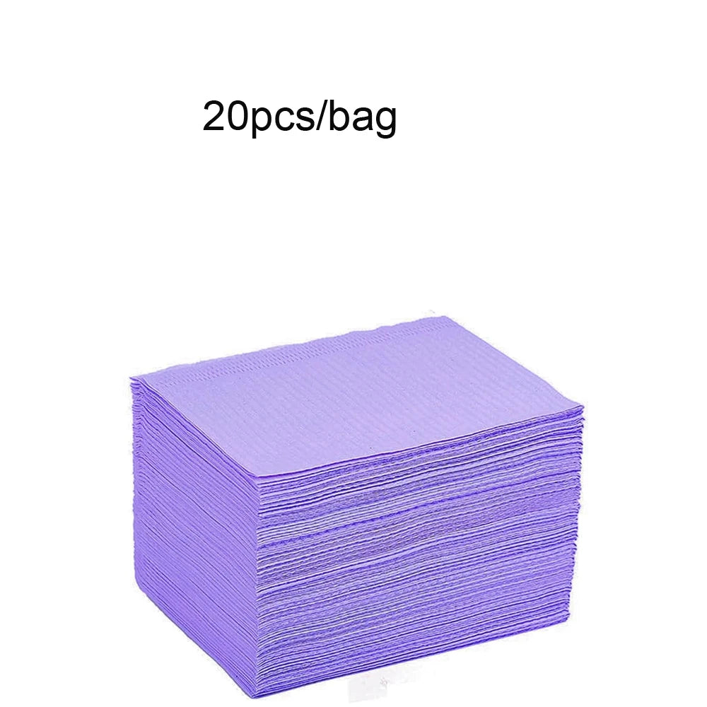 20pcs Disposable Nail Art Table Mat – Waterproof Manicure Tray Liners, Tattoo Cleaning Pads & Salon Protection