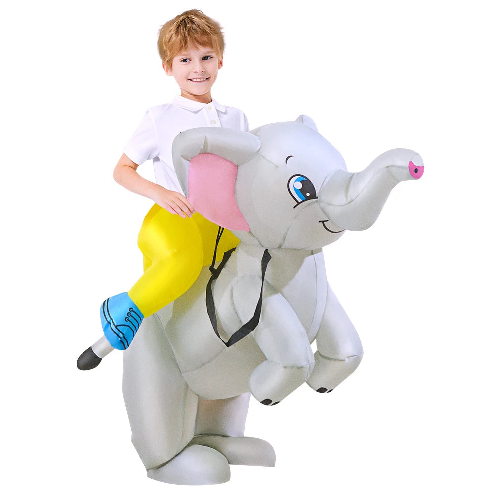 Kids Dinosaur Inflatable Costume – Fun Anime-Style Cosplay Suit for Halloween, Christmas, Purim & Party Wear – Boys & Girls Dress-Up