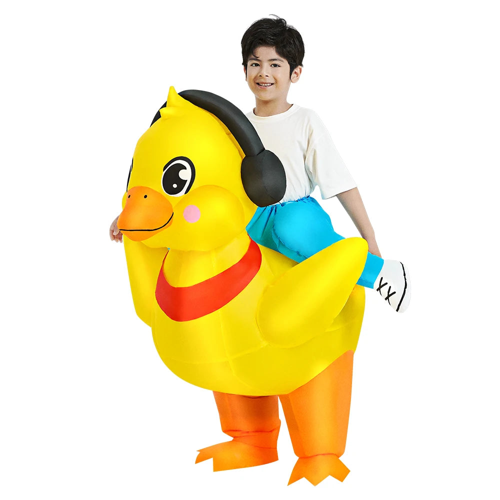 Kids Dinosaur Inflatable Costume – Fun Anime-Style Cosplay Suit for Halloween, Christmas, Purim & Party Wear – Boys & Girls Dress-Up