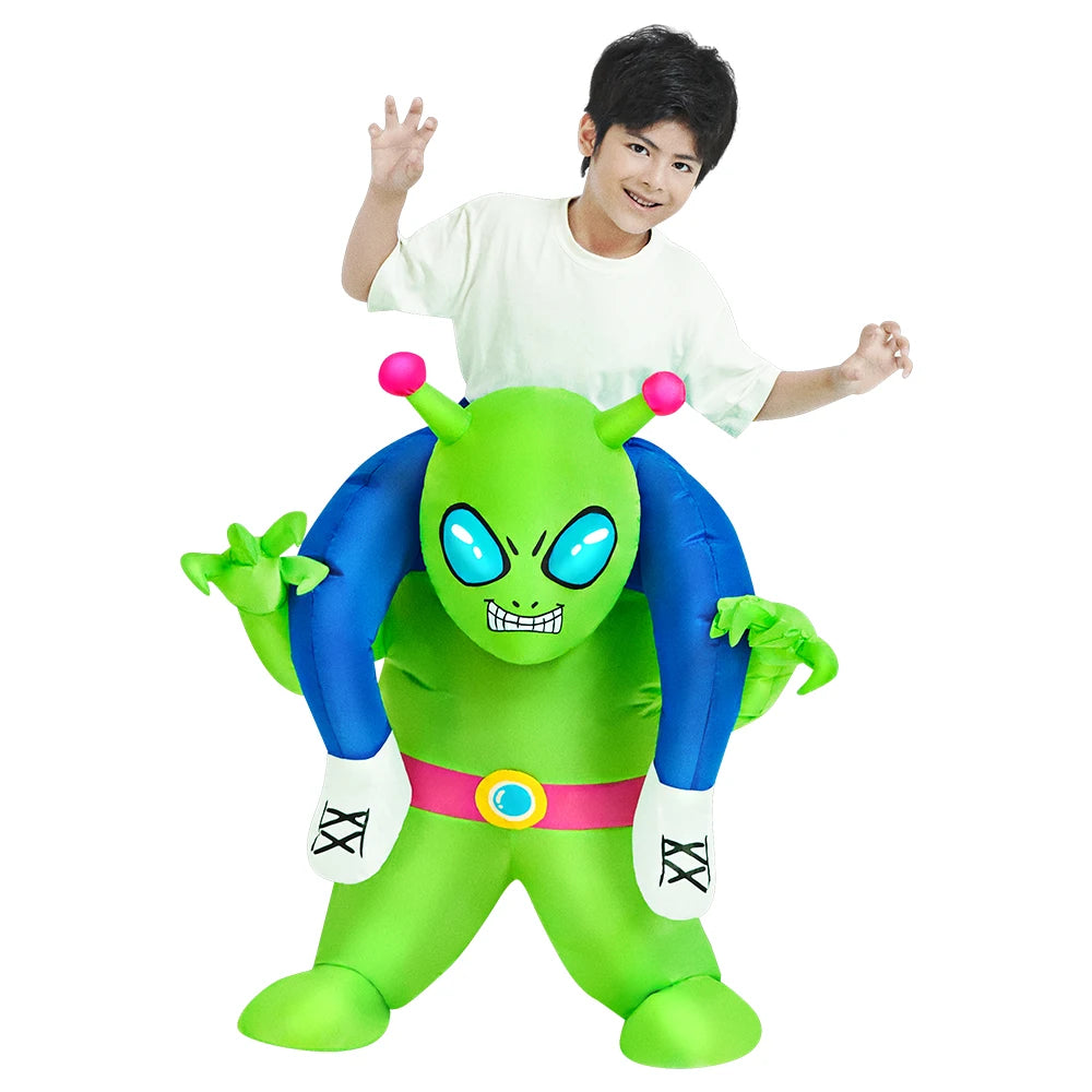 Kids Dinosaur Inflatable Costume – Fun Anime-Style Cosplay Suit for Halloween, Christmas, Purim & Party Wear – Boys & Girls Dress-Up