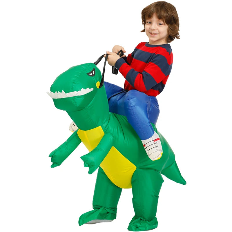 Kids Dinosaur Inflatable Costume – Fun Anime-Style Cosplay Suit for Halloween, Christmas, Purim & Party Wear – Boys & Girls Dress-Up