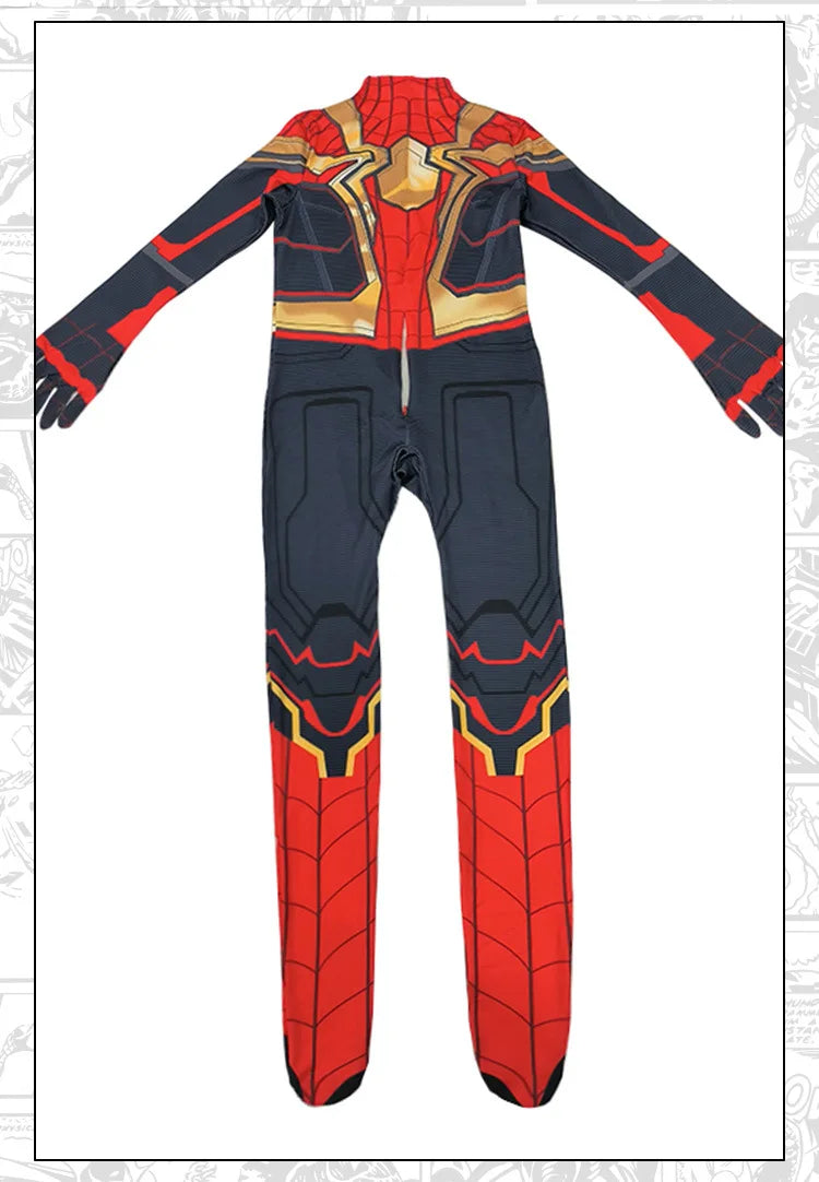 2025 Spiderman Cosplay Jumpsuit – Miles Morales Superhero Zentai Costume for Boys & Girls, Halloween Carnival Fantasy Bodysuit