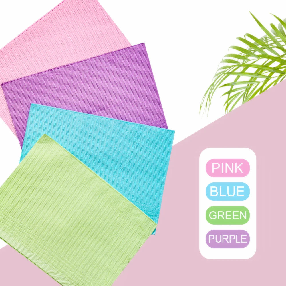 20pcs Disposable Nail Art Table Mat – Waterproof Manicure Tray Liners, Tattoo Cleaning Pads & Salon Protection