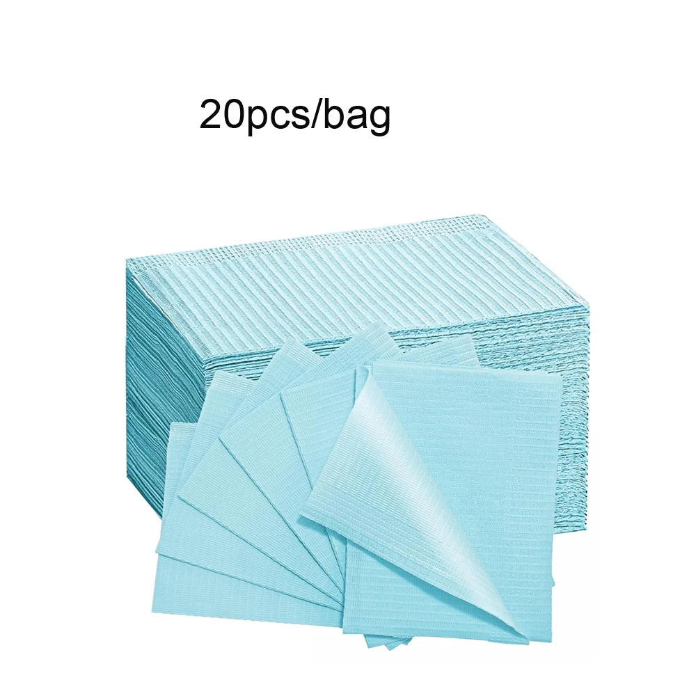 20pcs Disposable Nail Art Table Mat – Waterproof Manicure Tray Liners, Tattoo Cleaning Pads & Salon Protection