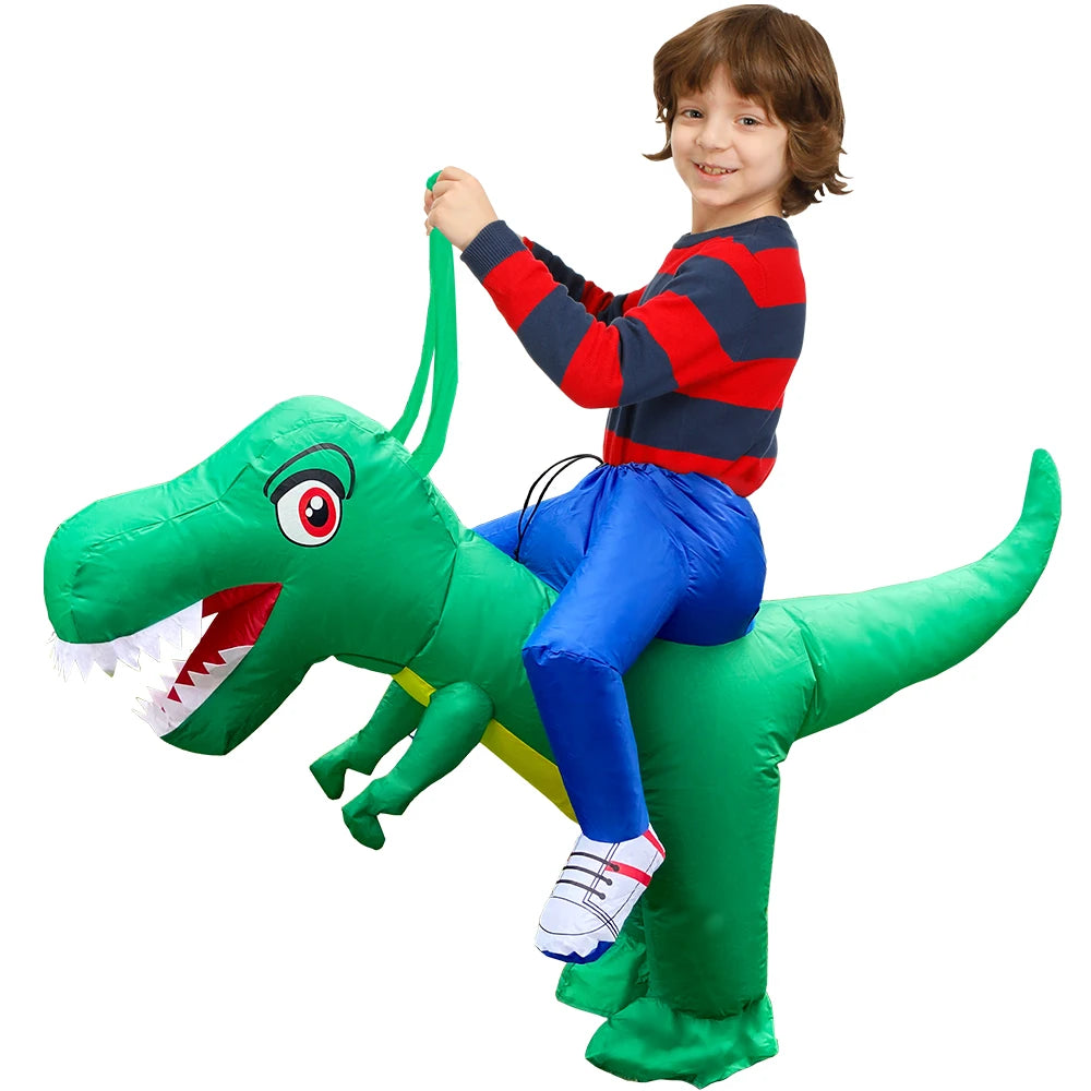 Kids Dinosaur Inflatable Costume – Fun Anime-Style Cosplay Suit for Halloween, Christmas, Purim & Party Wear – Boys & Girls Dress-Up
