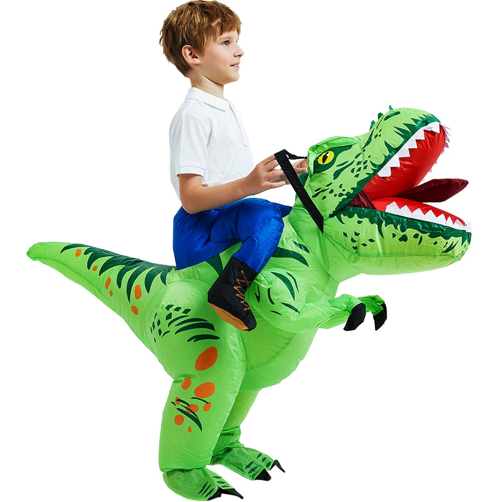 Kids Dinosaur Inflatable Costume – Fun Anime-Style Cosplay Suit for Halloween, Christmas, Purim & Party Wear – Boys & Girls Dress-Up