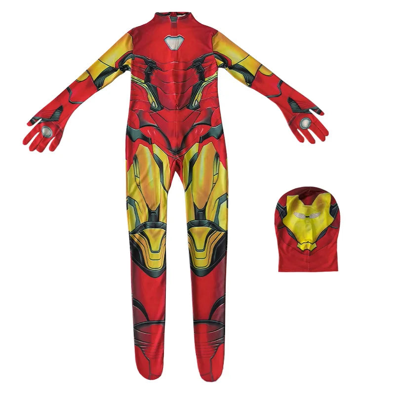 2025 Spiderman Cosplay Jumpsuit – Miles Morales Superhero Zentai Costume for Boys & Girls, Halloween Carnival Fantasy Bodysuit