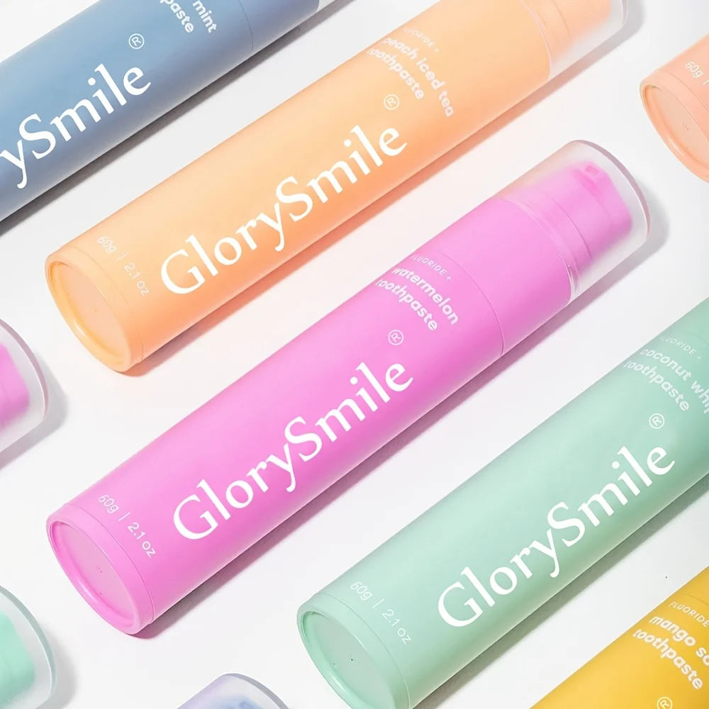 6 Flavors Toothpaste for Teeth Whitening Remove Yellow Bad Breath Tea Stains Oral Cleaning Dental Care