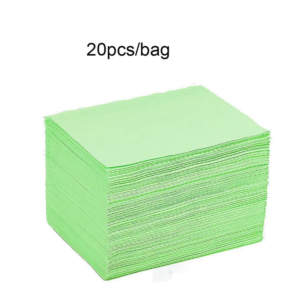 20pcs Disposable Nail Art Table Mat – Waterproof Manicure Tray Liners, Tattoo Cleaning Pads & Salon Protection