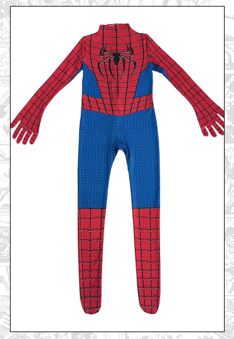 2025 Spiderman Cosplay Jumpsuit – Miles Morales Superhero Zentai Costume for Boys & Girls, Halloween Carnival Fantasy Bodysuit
