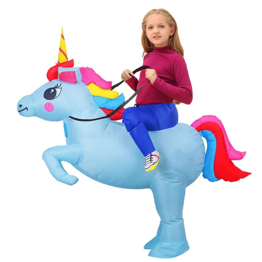 Kids Dinosaur Inflatable Costume – Fun Anime-Style Cosplay Suit for Halloween, Christmas, Purim & Party Wear – Boys & Girls Dress-Up