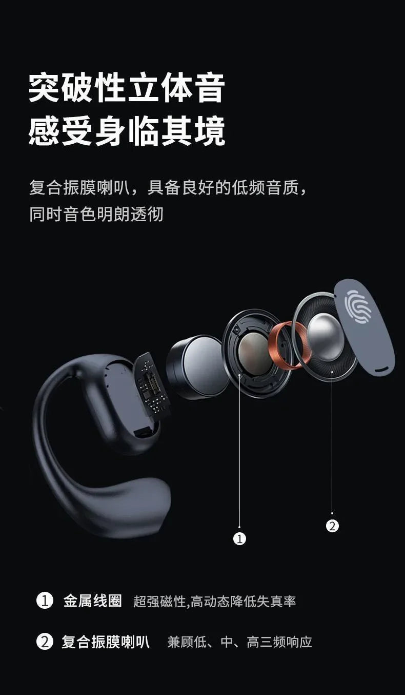 Xiaomi GT280 Wireless Sports Earphones – Intelligent Bluetooth, Touch Control, Noise Reduction, HiFi 3D Stereo, Waterproof for Active Lifestyles